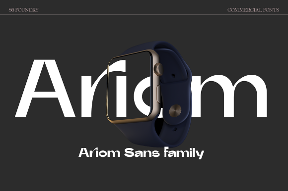 Ariom: A Modern Sans-Serif Font for Creative Projects