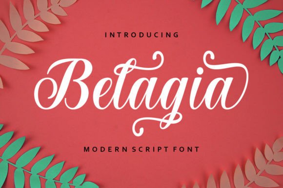 Belagia: A Versatile Script Font for Creative Projects
