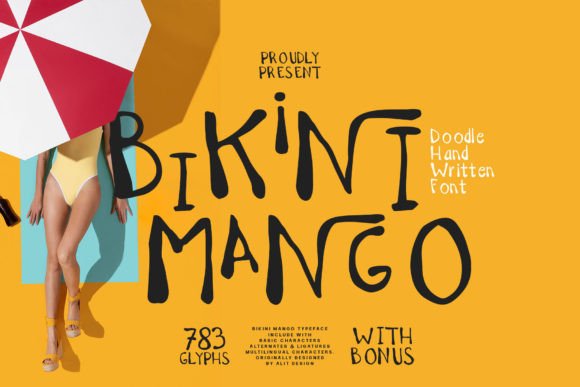 Bikini Mango: A Font That Brings the Tropics to Your Text