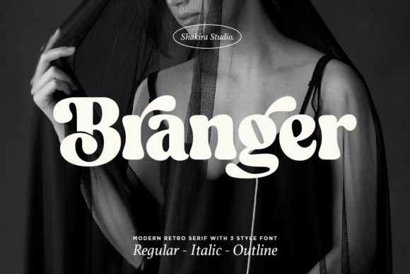 Branger: A Bold Serif Font with Versatile Design Potential