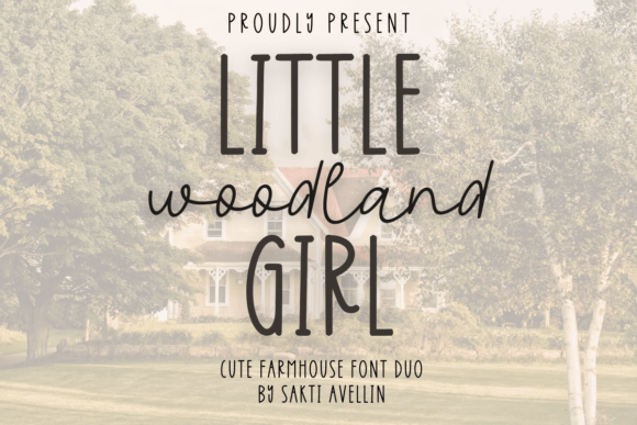 Discover the Magic of Little Girl Woodland Duo
