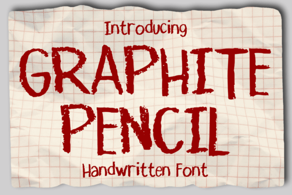 Discover the Versatility of Graphite Pencil: A Timeless Font for Modern Design
