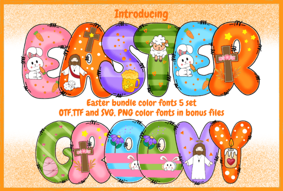 Easter Groovy: A Whimsical Font That Brings Charm to Your Designs