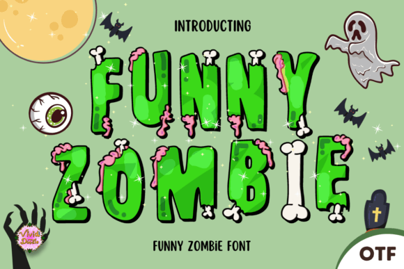Funny Zombie: A Spooktacular Font for the Halloween Enthusiast