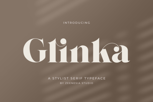 Glinka: A Bold Serif Font That Transforms Typography and Design