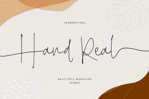 Hand Real: A Thin and Fashionable Handwritten Font for Modern Design