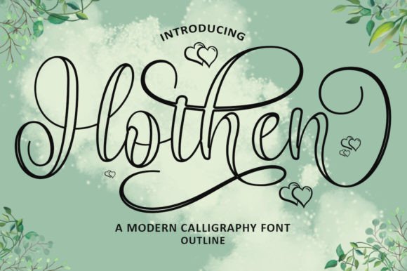 Hothen Outline: A Font That Speaks with Personality