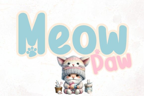 Meow Paw: A Whimsical Font That Adds Playfulness to Your Designs