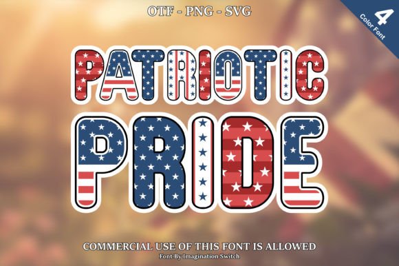 Patriotic Pride: A Unique Typographic Experience