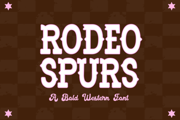 Rodeo Spurs: A Unique Slab Serif Font for Modern Design