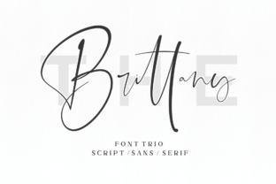 The Brittany Font Trio: Elegant Style for Every Project