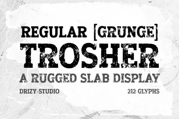 Trosher: A Font That Bends to the Earth