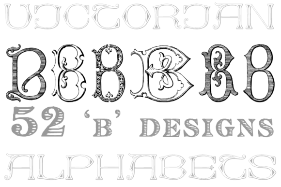 Victorian Alphabets B: A Timeless Display Font for Modern Creativity
